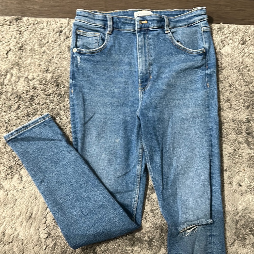 ZARA SUPER HIGH WAIST JEANS